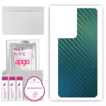 apgo Protective Skin Sticker for the back compatible with Oppo Reno8 Z 5G, Wrap Film, Foil, Vinyl - Pattern Carbon Chameleon CAKA1