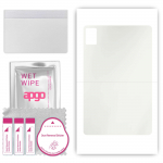 apgo MATTE Protective Skin Sticker for the back compatible with TCL Tab 11, Wrap Film, Hydrogel Film, Flexible, Soft TPU with positioning layer easy i