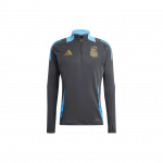 Adidas Argentinos Tiro 24 Competition pusiau užsegamas treniruočių džemperis Vyri&scaron;ki vir&scaron;utiniai drabužiai Anglies juoda IQ0819 XL