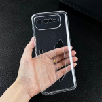 Skirtas Asus ROG Phone 6 Phone6 ​​ROG6 6,78 plonas kri&scaron;tolinis skaidrus permatomas mink&scaron;tas TPU nugaros dėklas, apsauga nuo kameros ROG Phone 6 gryna