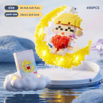 Avinas Jautis 12 Žvaigždynas Modelių blokeliai Sukrauti statybiniai žaislai 3D dėlionės Blokai Mini žaislai Dėlionė Berniukai Merginoms Dovana mylimajai(&scaron;vytės) Moon angel-490Pcs