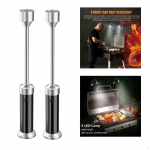 Barbekiu grilio &scaron;viesa BBQ Lights Degree Gooseneck Atsparus oro sąlygoms, skirtas naudoti viduje ir lauke 2pcs lamp with case