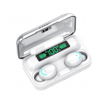 2024 NAUJOS Originalios belaidės ausinės TWS Bluetooth 5.0 U-Type ausinės triuk&scaron;mo mažinimas 9D stereofoninis su skaitmeninio ekrano įkrovimo dėklu juoda