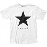 David Bowie Star Rock N Roll muzikos grupės mar&scaron;kinėliai balti unisex mar&scaron;kinėliai L