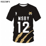 Anime Haikyuu 3D Spausdinti mar&scaron;kinėliai MSBY Black Jackal Sport laisvalaikio vyrų Moterų gatvės apranga mar&scaron;kinėliai Madingi mar&scaron;kinėliai Vir&scaron;utiniai Harajuku drabužiai L