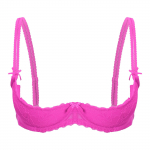 Moterų liemenėlės 1/2 puodelio Push Up Underwire, nėriniuotos liemenėlės apatiniai apatiniai naktiniai drabužiai porų žaidimams S