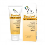 Fixderma Shadow Apsauginis kremas nuo saulės SPF 80+ PA++++ Losjonas | Plataus spektro apsauginis kremas nuo saulės UVA ir UVB apsaugai| Neriebus ir atsparus vandeniui - 75ml