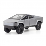 1/24 Tesla Cybertruck Diecast Lydinio Modelis Automobilis Miniatiūrinis Metalinis Transporto Priemonės Sunkvežimis Kalėdinis Kar&scaron;tas Žaislas Vaikams Dovanos Vaikų Žaislai Berniukams pilka
