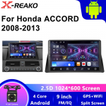 Android 13 Honda Accord 2008&ndash;2013 Carplay Wireless Android Auto Navigazione GPS jutiklinis ekranas Wifi 4 core 1GB+32GB carplay