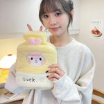Cute New Plush Warm Hand Bag with Water Injection Hot Water Bag Thickened Explosion proof PVC Detachable Washable Warm Water Bag kupranugaris
