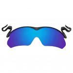 Užsegamas dangtelis Sportiniai akiniai nuo saulės UV apsauga Kepurių skydeliai Užsegami akiniai nuo saulės Reguliuojami ne&scaron;iojami skrybėlės segtukai Akiniai nuo saulės, skirti žygiams golfu mėlyna