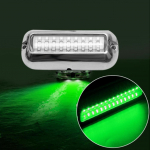 1vnt 42LED 50W valties skersinis &scaron;viestuvas nerūdijančio plieno vandeniui atsparus jūrinis povandeninis pontoninis &scaron;viesos priedai Mėlyna/balta/raudona