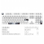 108 mygtukų 5 pusių dažų sublimacijos PBT mechaninės klaviatūros klaviatūros dangtelių auk&scaron;čio klaviatūra tinka 61 64 84 87 96 98 klaviatūrai
