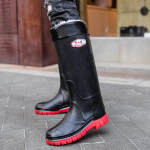 Tvirti vyri&scaron;ki 45 cm storapadžiai batai nuo lietaus &ndash; atsparūs nusidėvėjimui, neslidūs, atsparūs vandeniui statybvietėms 43