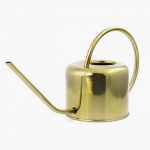 Arrosoir vintage dor&eacute; en inox 1,2 litres