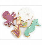 4 D&eacute;coupoirs &agrave; biscuits en inox - Sir&egrave;ne