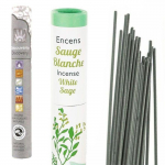 Encens Sauge blanche 30 b&acirc;tonnets + encens ayurv&eacute;dique 14 b&acirc;tonnets