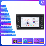 Hizpo 4G-LTE Carplay 7 colių Android automobilio radijas GPS skirtas A4 B9 B8 B7 B6 S4 RS4 SEAT Exeo Multimedia RDS 2din Autoradio Stereo Vaizdo I&scaron;manioji navigacija S1 8Core 3G 32G AI