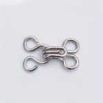 100 porų siuvimo kabliukų ir kilpelių užsegimų liemenėlėms, drabužiams, kelnėms, sijonams, siuvimui, pasidaryk pats rankdarbiams, sidabrinės spalvos sidabras