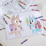 Crayola Bluey pie&scaron;imo rinkinys