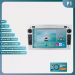 Ossuret Pažangus 8G 128G Android 12 Automobilio Radijas Opel Astra H J 2004 Vectra Vauxhall Antara Zafira Corsa C D Vivaro Meriva 4G Carplay GPS Grotuvas S P1 4Core 1G 32G