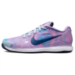 NikeCourt Air Zoom Vapor Pro Rožinės Putos Ledyno Mėlynumo Moteri&scaron;ki Sportbačiai Balti Vidurnakčio Tamsiai Mėlyni CZ0222-400 38