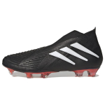 adidas Predator Edge 94+ FG Juodi Saulės Raudonumo Vyri&scaron;ki Sportbačiai Pagrindinė Juoda Debesėlių Baltumo HP9135 46⅔