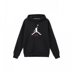 Jordan Essentials Logotipo Spaudinio Gobtuvėlis Ilgomis Rankovėmis Vyri&scaron;kas Džemperis Juodas FD7546-010 M