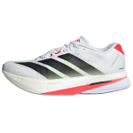 adidas Adizero Boston 13 Balti Juodi Skaidriai Raudoni Moteri&scaron;ki Sportbačiai Debesų Baltumo Pagrindiniai Juodi JS4934 36