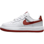 Nike Air Force 1 Madingi Patvarūs Žemi Vaikų Sportbačiai Vaikų Sportbačiai Balti Raudoni FN0237-116 25