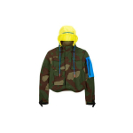 Nike X Off-White Co-Branded Spausdintas Gobtuvas Su Rai&scaron;teliu Vyri&scaron;kas Vir&scaron;utinis Drabužis Žalias-Kamafliažinis CK5623-385 L