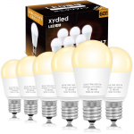xydled LED lemputės, E17 cokolis, atitinka 60W, 760lm, &scaron;ilta balta, 2700k, mini kriptono lemputės, mini lempos forma, kompakti&scaron;ka lemputė, platus spindulio kampas, nepritemdoma,