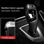 skirta BMW anglies pluo&scaron;to tekstūros automobilio pavarų perjungimo skydelio rėmo pavarų rankenėlės dangtelio galvutės apdaila, skirta BMW F30 F10 F15 F07 F20 F21 F22 F32 F34 A