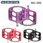 SIXSIXONE MG-006 Mtb platforminis pedalas dviračio pėdų atramai be užsegimo plok&scaron;čias pedalas, aliuminio kalnų dviračio guolis su kojų atrama MG-006-Black
