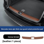 Rear guard strip for Mercedes 20-2025GLE W167 350 v167 coupe cover supplies gls x167 450 500e 350d 53 amg trim accessories Cocoa Brown 1pcs