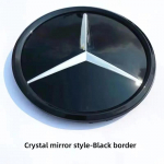 Automobilio radiatoriaus grotelių emblema Žvaigždės ženklelis, Priekinių grotelių logotipas Mercedes Benz W204 W205 X253 X156 W176 W177 W167 W246 W117 X167, Aksesuarai ML-W166 2012-2015