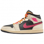 Jordan Air Jordan 1 Mid auk&scaron;čio Vintažiniai krep&scaron;inio batai Moteri&scaron;ki smėlio spalvos IB7007-107 36