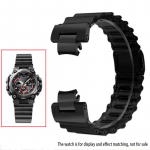 Skirta Casio Refit MTG B3000 apyrankei G-SHOCK MTG-B3000 greito atsegimo vientiso nerūdijančio plieno laikrodžio dirželis MTG-B3000 metalinis plienas 0mm juoda