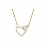 Swarovski &scaron;irdies pakabukas Karoliai moterims Auksiniai 5636449 Single Item