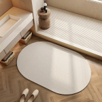 Diatomito molio vonios kilimėlis Greitai džiūstantis vandens sugeriantis neslystantis tualeto kilimėlis Vonios kilimėlis Kojų kilimėliai Alfombra De Ba&ntilde;o 45x75cm