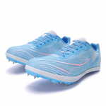 Vyri&scaron;ki lengvosios atletikos batai lauke profesionalūs neslystantys treniruočių dygliuoti batai žemo profilio kvėpuojantys laisvalaikio sportiniai batai vyrams 35 mėlyna