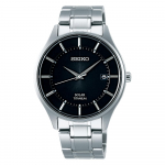 SEIKO SELECTION SBPX103 Pagamintas Saulės energija Data Safyro juodas Korpusas ir apyrankė i&scaron; gryno titano [Seiko laikrodis] Vyri&scaron;kas laikrodis, Japonija, Maitinamas, Kalendorius,
