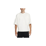 Nike Sportswear Tech Fleece Atnaujintas Oversized Trumpomis Rankovėmis T-shirt Vyrams Baltas Azijos Dydis FB8166-133 XXL