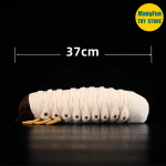 Lervės pliu&scaron;inis žaislas Didelio tikslumo mealworm pliu&scaron;inis žaisliukas Maggot Peluche Gyvūnų pliu&scaron;iniai žaislai Imitacinė lėlė Kawai žaislas Dovanos