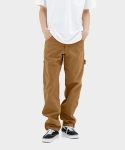 DICKIES Medvilninės drobės dailidės kelnės, rudos spalvos Stonewashed Brown Duck/30 brown