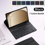 Samsung Galaxy Tab A11 8,7 colio dėklas, Samsung Galaxy Tab A11 8,7 SM-X130 SM-X133 SM-X135 apsauginis klaviatūros dangtelis English