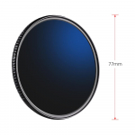 K&F CONCEPT 2-in-1 Itin skaidrus 82 mm neutralaus tankio filtras ND8 Cirkuliacinis poliarizacinis CPL filtras skirtas 77mm