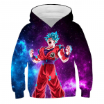 Mada Laisvalaikio anime animacinių filmų Goku Hoodies 3D Spausdinti Vaiki&scaron;ki Megztiniai berniukams Mergaitėms Vaikams &Scaron;aunūs gatvės aprangos megztiniai vir&scaron;utiniai drabužiai 150