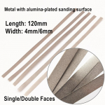 Dantų metalo poliravimo lazdelė, aliuminio oksidu dengtas &scaron;lifavimo pavir&scaron;ius, vienos / dvipusės dantų balinimo medžiagos 10 pcs single 4mm