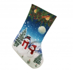 Kalėdų papuo&scaron;imai Naujųjų metų dovanos Kalėdų senelis Sniego senelis Kojinės Kalėdinės kojinės Dovana One Size žalia